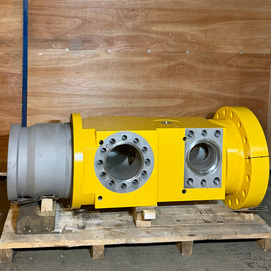 finished component in a fresh yellow coating